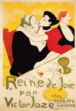  Henri Pintura al %C3%B3leo - Reina de la Alegría postimpresionista Henri de Toulouse Lautrec